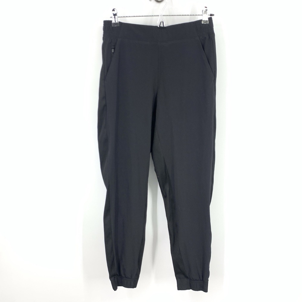 Athleta Women Size 6 Medium Pants Black Brooklyn Jogger Pull On‎ Stretch
